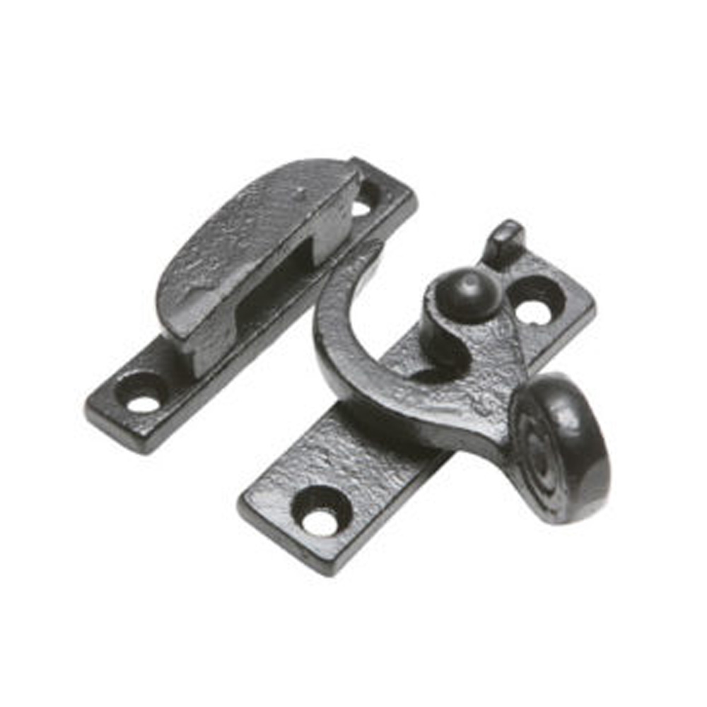 Kirkpatrick 1460 Sash Handed Window Fastener - Smooth Black